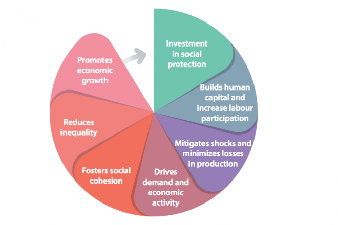 A virtuous cycle promoting economic growth